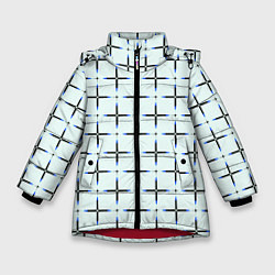 Куртка зимняя для девочки Линии плюс, цвет: 3D-красный