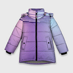 Зимняя куртка для девочки Текстура воды с каплями