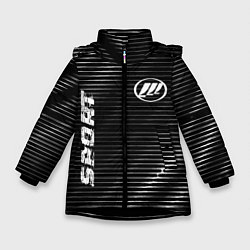 Куртка зимняя для девочки Lifan sport metal, цвет: 3D-черный