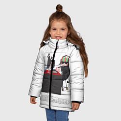 Куртка зимняя для девочки МАМЕН ХАЦКЕР, цвет: 3D-светло-серый — фото 2