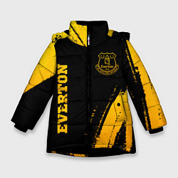 Зимняя куртка для девочки Everton - gold gradient вертикально