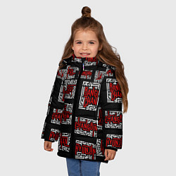 Куртка зимняя для девочки Stray Kids group, цвет: 3D-черный — фото 2