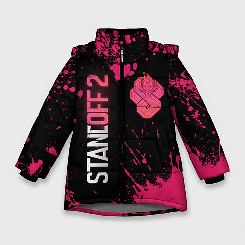 Зимняя куртка для девочки Dragon Standoff 2 / 3D-Светло-серый – фото 1