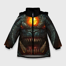 Куртка зимняя для девочки Roshan Rage, цвет: 3D-светло-серый
