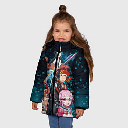 Куртка зимняя для девочки Sword Art Online, цвет: 3D-черный — фото 2