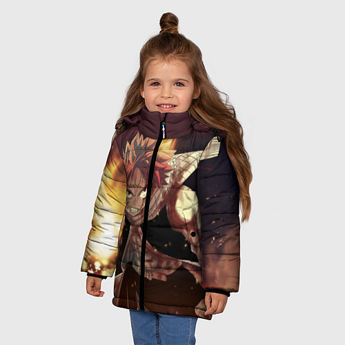 Зимняя куртка для девочки Fairy tail / 3D-Черный – фото 3