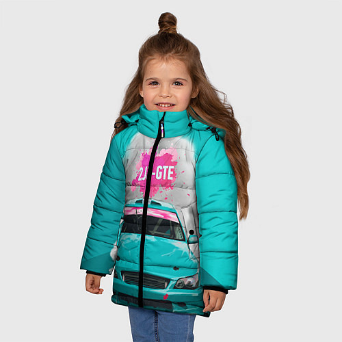 Зимняя куртка для девочки 2 JZ GTE / 3D-Черный – фото 3