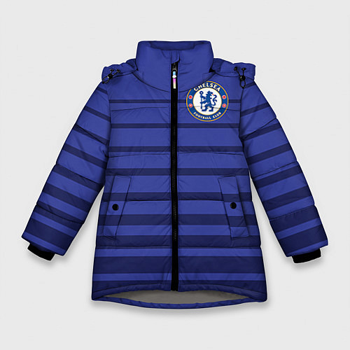 Зимняя куртка для девочки Chelsea: Drogba / 3D-Светло-серый – фото 1