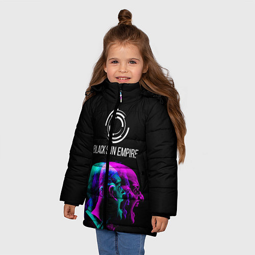 Зимняя куртка для девочки Black Sun Empire Rage / 3D-Черный – фото 3