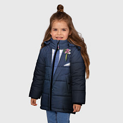 Куртка зимняя для девочки Жених, цвет: 3D-черный — фото 2