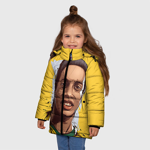 Зимняя куртка для девочки Ronaldinho Art / 3D-Черный – фото 3