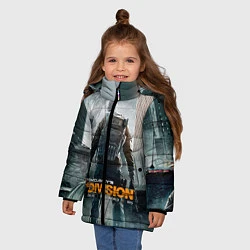 Куртка зимняя для девочки Division, цвет: 3D-черный — фото 2