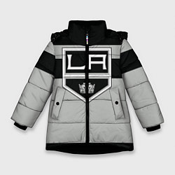 Куртка зимняя для девочки Los Angeles Kings, цвет: 3D-черный