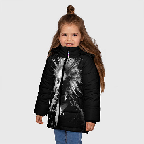 Зимняя куртка для девочки Горшок 1 / 3D-Черный – фото 3