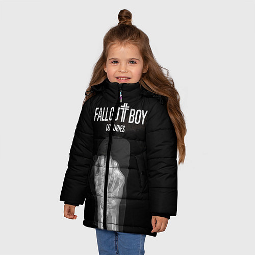 Зимняя куртка для девочки FOB: Centuries / 3D-Черный – фото 3