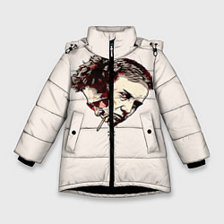 Куртка зимняя для девочки Fight Club: Friends, цвет: 3D-черный
