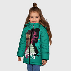 Куртка зимняя для девочки Fight Club Stories, цвет: 3D-черный — фото 2
