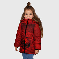 Куртка зимняя для девочки DOOM: Monster, цвет: 3D-черный — фото 2