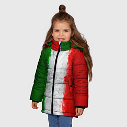Куртка зимняя для девочки Italian, цвет: 3D-светло-серый — фото 2