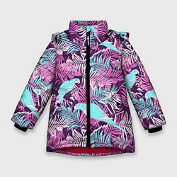 Куртка зимняя для девочки Summer paradise, цвет: 3D-красный