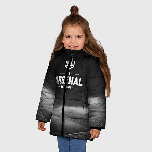 Зимняя куртка для девочки The Arsenal 1886 / 3D-Черный – фото 3