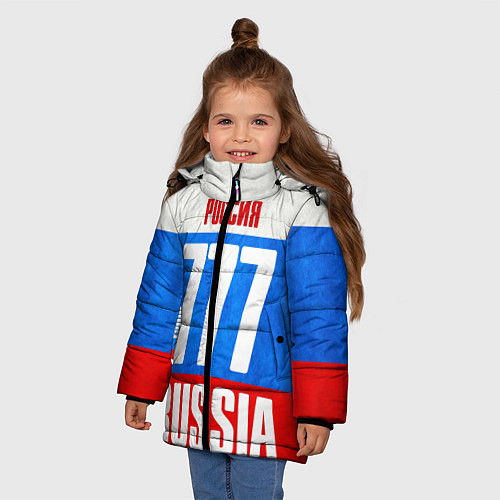 Зимняя куртка для девочки Russia: from 777 / 3D-Черный – фото 3