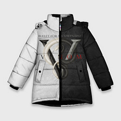 Куртка зимняя для девочки BFMV: Venom Duo, цвет: 3D-черный
