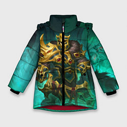 Куртка зимняя для девочки Wraith King, цвет: 3D-красный