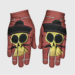 Перчатки Dia de los Muertos цвета 3D-принт — фото 1