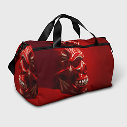Спортивная сумка Красный череп