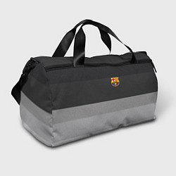 Спортивная сумка ФК Барселона: Серый стиль