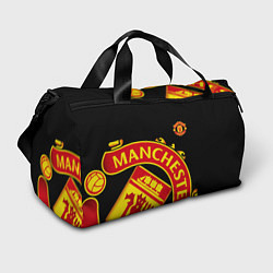 Сумки спортивные FC Man United: Black Exclusive, цвет: 3D-принт