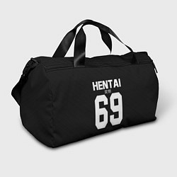 Сумки спортивные Hentai 69: Black Style, цвет: 3D-принт