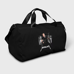 Сумки спортивные Metallica black, цвет: 3D-принт