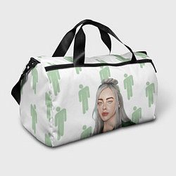 Сумки спортивные Billie Eilish, цвет: 3D-принт