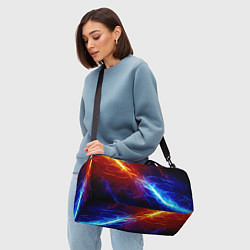 Сумки спортивные ОГОНЬ ГЛИТЧ, цвет: 3D-принт — фото 2