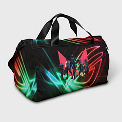 Сумки спортивные Valorant Neon, цвет: 3D-принт