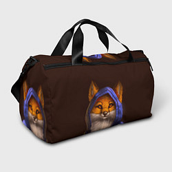 Сумки спортивные Лисенок в капюшоне, цвет: 3D-принт