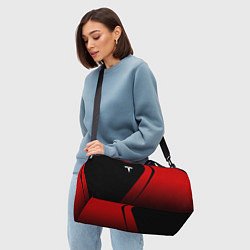 Сумки спортивные TESLA MOTORS ТЕСЛА, цвет: 3D-принт — фото 2