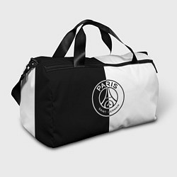 Сумки спортивные ФК ПСЖ PSG BLACK & WHITE, цвет: 3D-принт