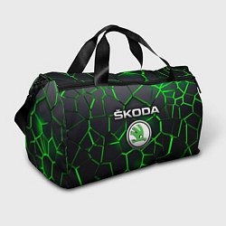 Сумки спортивные Skoda 3D плиты с подсветкой, цвет: 3D-принт