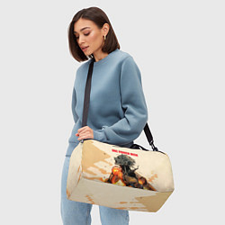 Сумки спортивные Разрушение Геноса One Punch-Man, цвет: 3D-принт — фото 2