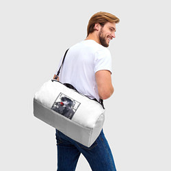 Сумки спортивные Dazai Дадзай Осаму ест яблоко, цвет: 3D-принт — фото 2