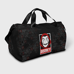 Сумки спортивные LA CASA DE PAPEL DISOBEY БУМАЖНЫЙ ДОМ, цвет: 3D-принт