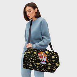 Сумки спортивные Щелкунчик и принцесса в сияющих снежинках, цвет: 3D-принт — фото 2