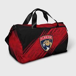 Сумки спортивные Florida Panthers, Флорида Пантерз, NHL, цвет: 3D-принт