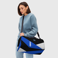 Сумки спортивные FORD ФОРД ЧЕРНЫЙ СИНИЙ БЕЛЫЙ, цвет: 3D-принт — фото 2
