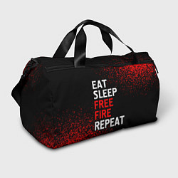 Сумки спортивные Eat Sleep Free Fire Repeat Арт, цвет: 3D-принт