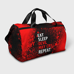 Сумки спортивные Eat Sleep Devil May Cry Repeat Арт, цвет: 3D-принт