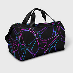 Спортивная сумка Неоновые линзы во тьме - Фиолетовый